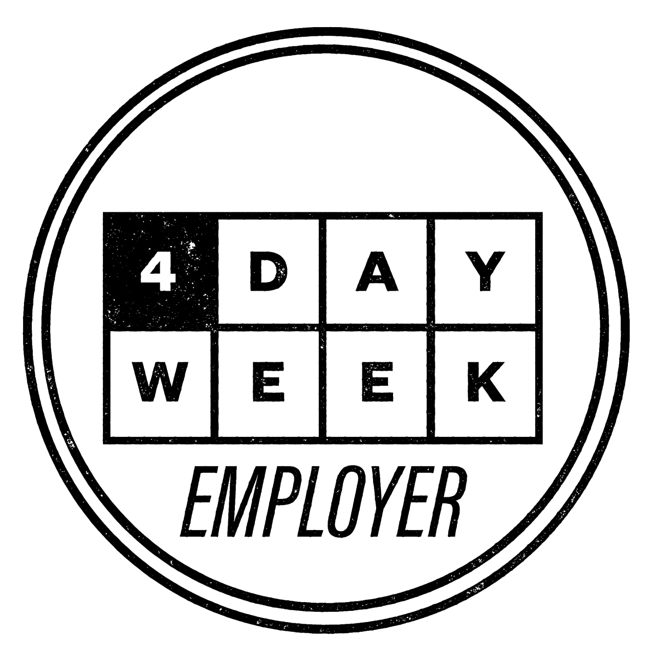 4 day week employer badge.